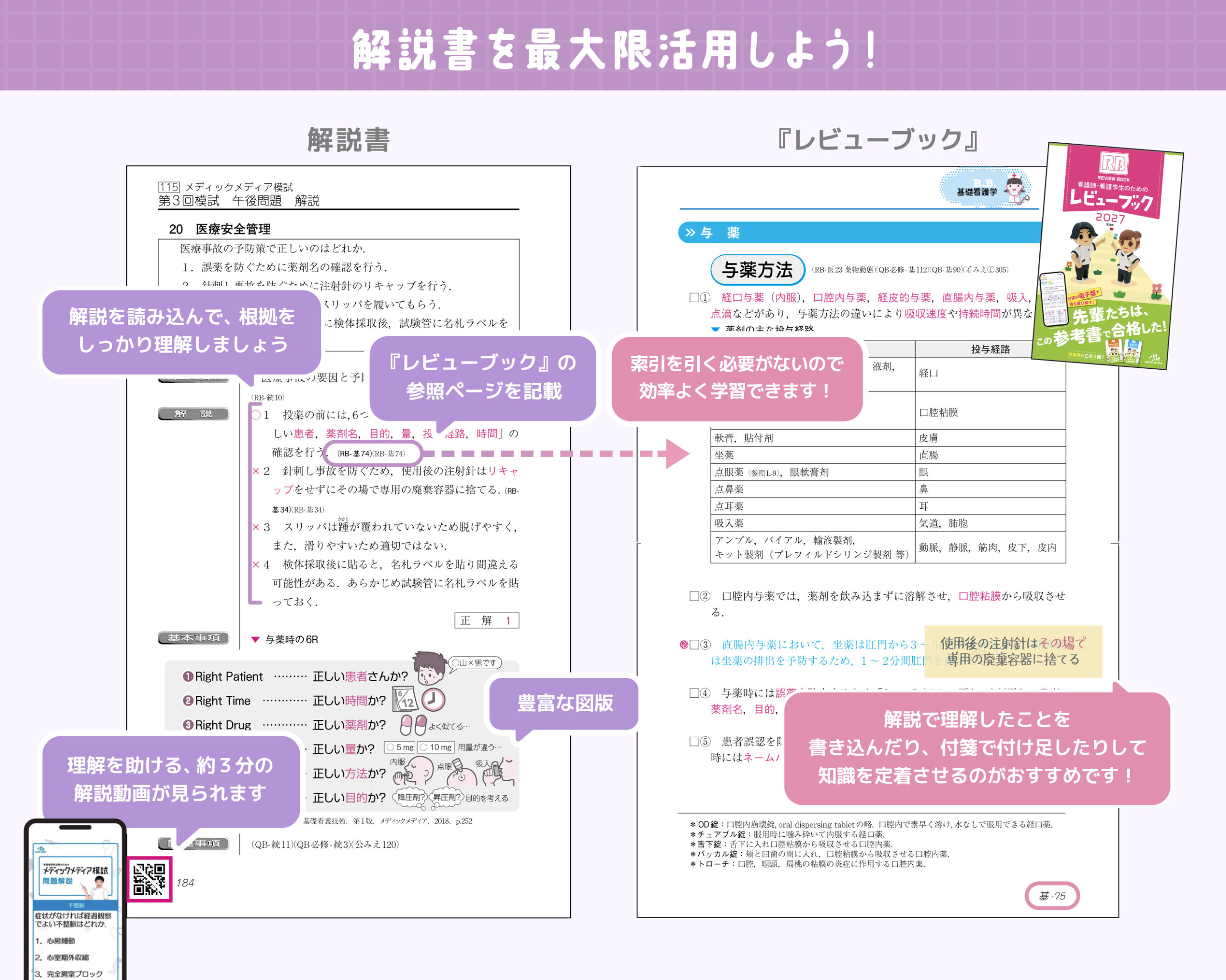 解説書を最大限活用しよう！